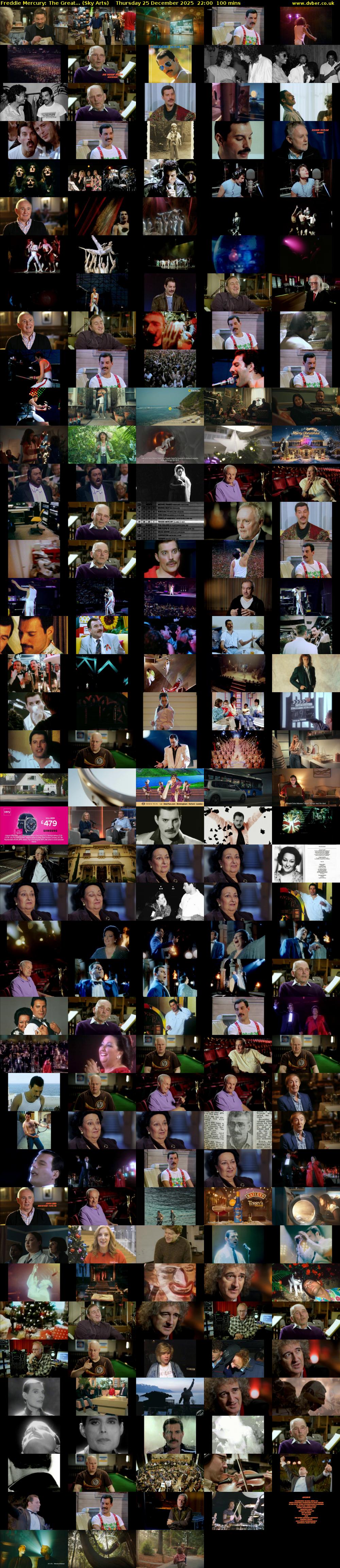 Freddie Mercury: The Great... (Sky Arts) Thursday 25 December 2025 22:00 - 23:40