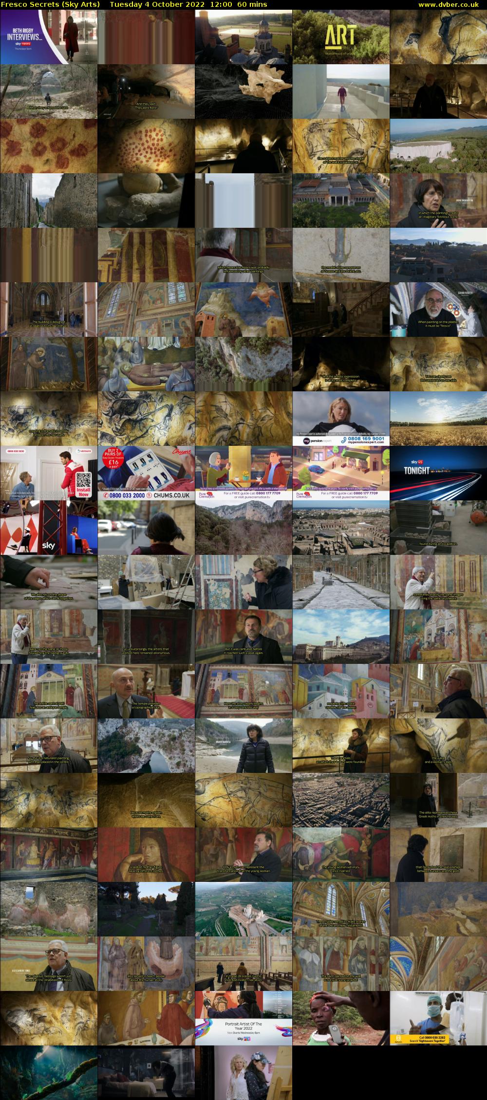 Fresco Secrets (Sky Arts) Tuesday 4 October 2022 12:00 - 13:00
