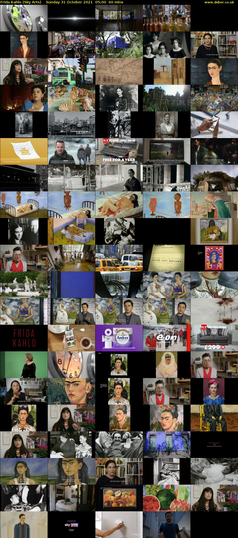 Frida Kahlo (Sky Arts) Sunday 31 October 2021 05:00 - 06:00