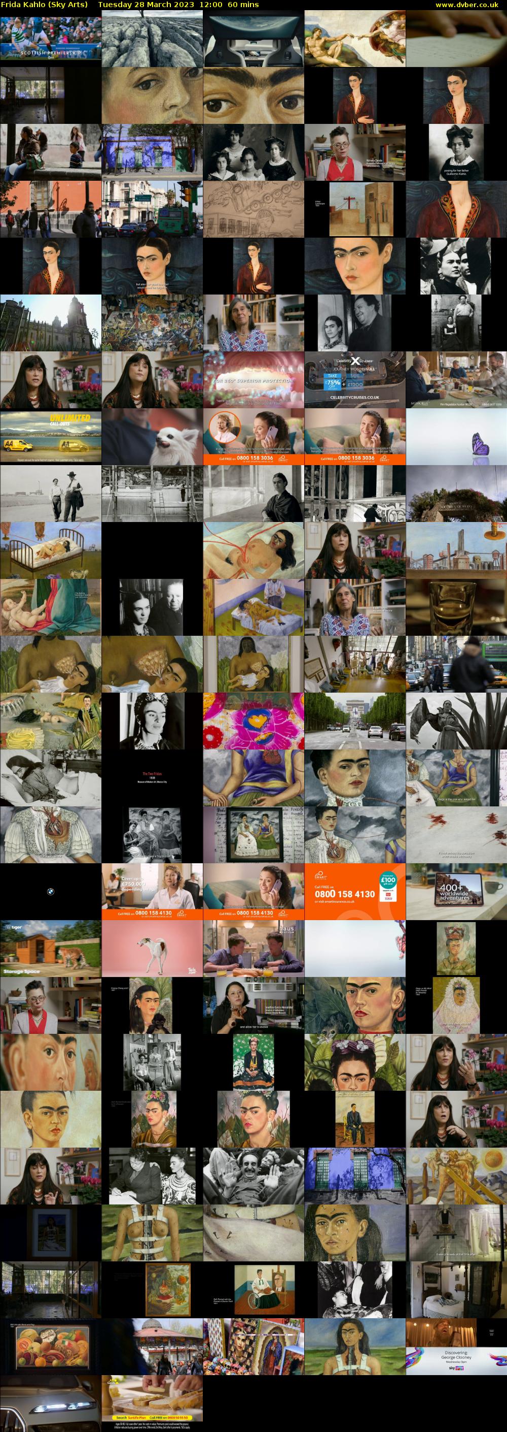 Frida Kahlo (Sky Arts) Tuesday 28 March 2023 12:00 - 13:00