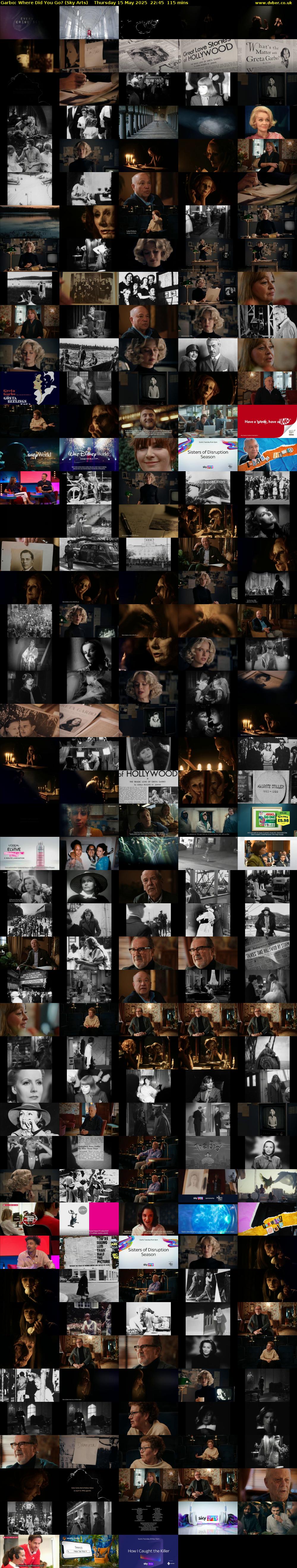 Garbo: Where Did You Go? (Sky Arts) Thursday 15 May 2025 22:45 - 00:40
