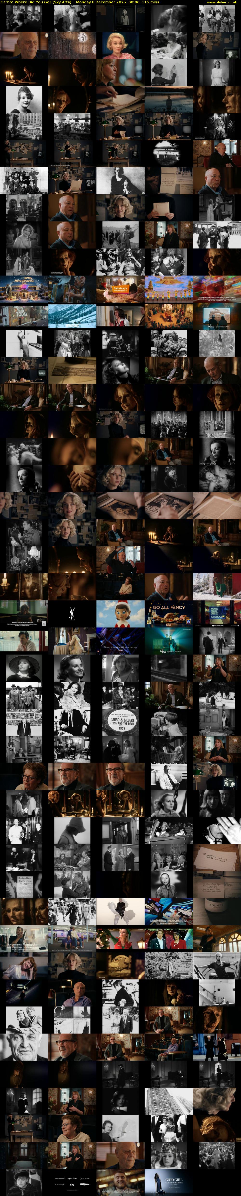 Garbo: Where Did You Go? (Sky Arts) Monday 8 December 2025 00:00 - 01:55