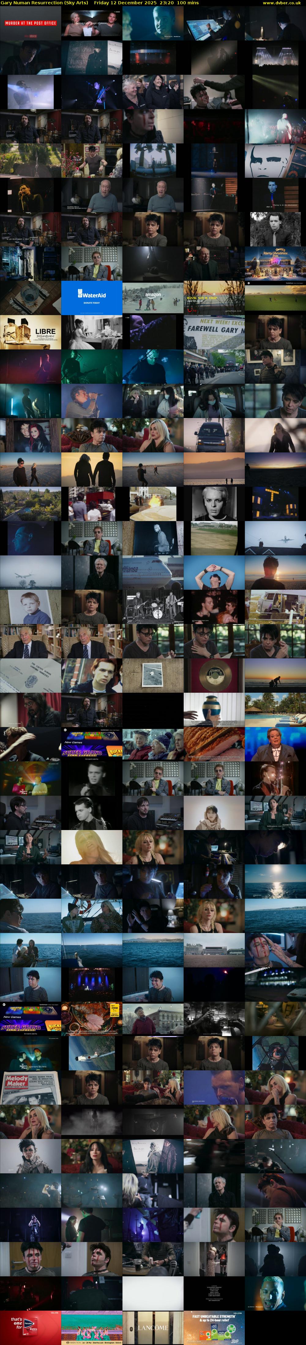 Gary Numan Resurrection (Sky Arts) Friday 12 December 2025 23:20 - 01:00