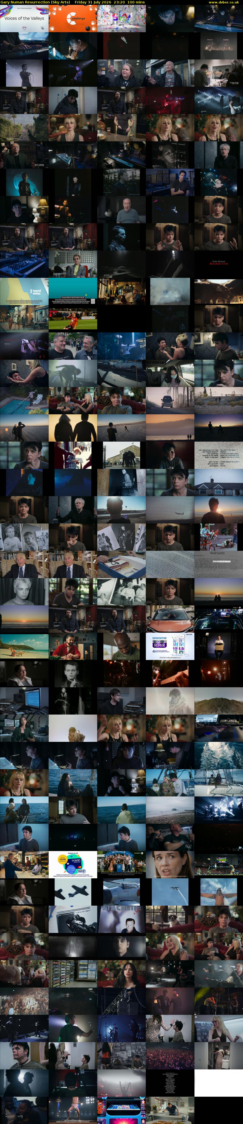 Gary Numan Resurrection (Sky Arts) Friday 31 July 2026 23:20 - 01:00