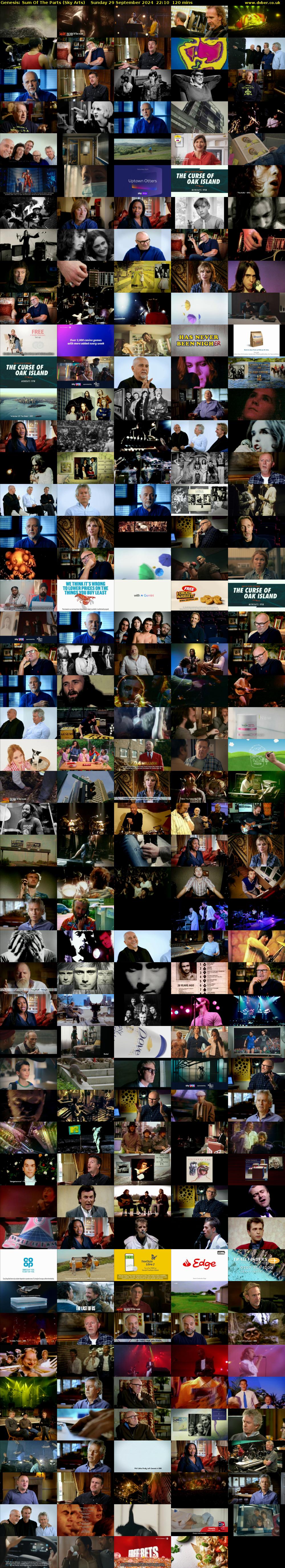 Genesis: Sum Of The Parts (Sky Arts) Sunday 29 September 2024 22:10 - 00:10