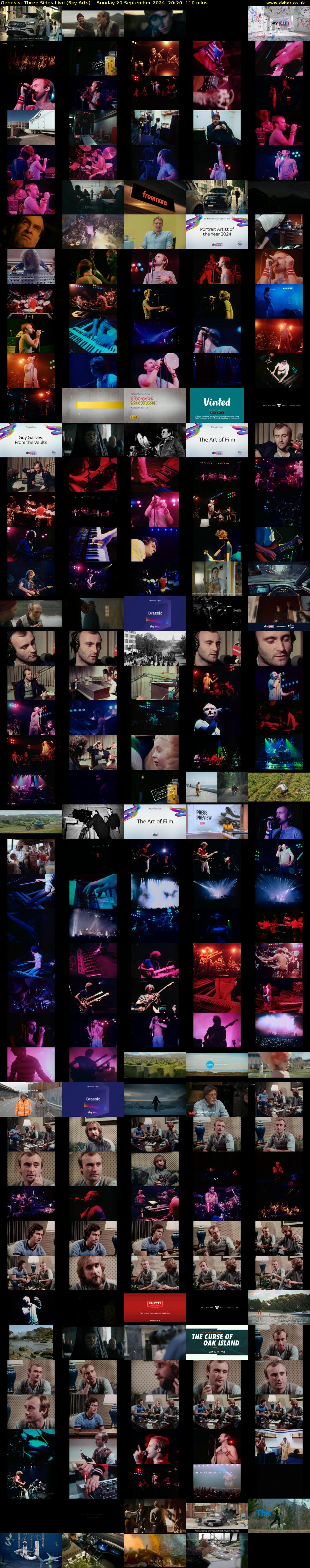 Genesis: Three Sides Live (Sky Arts) Sunday 29 September 2024 20:20 - 22:10