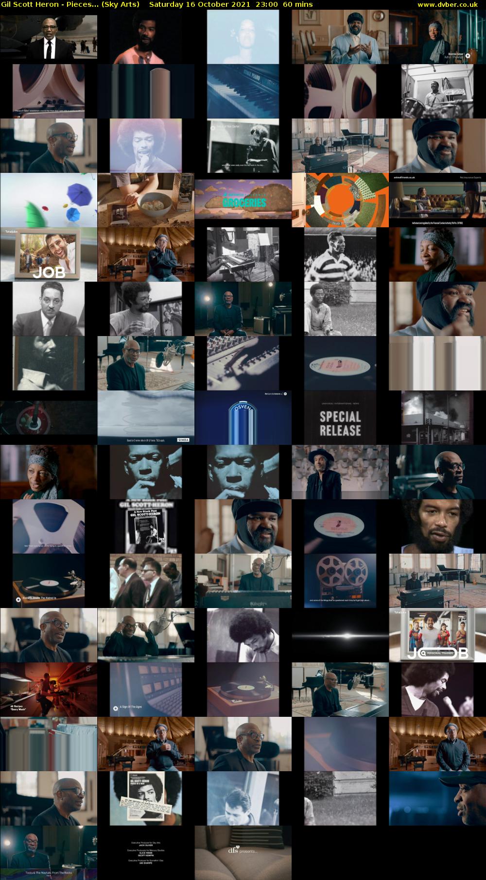 Gil Scott Heron - Pieces... (Sky Arts) Saturday 16 October 2021 23:00 - 00:00