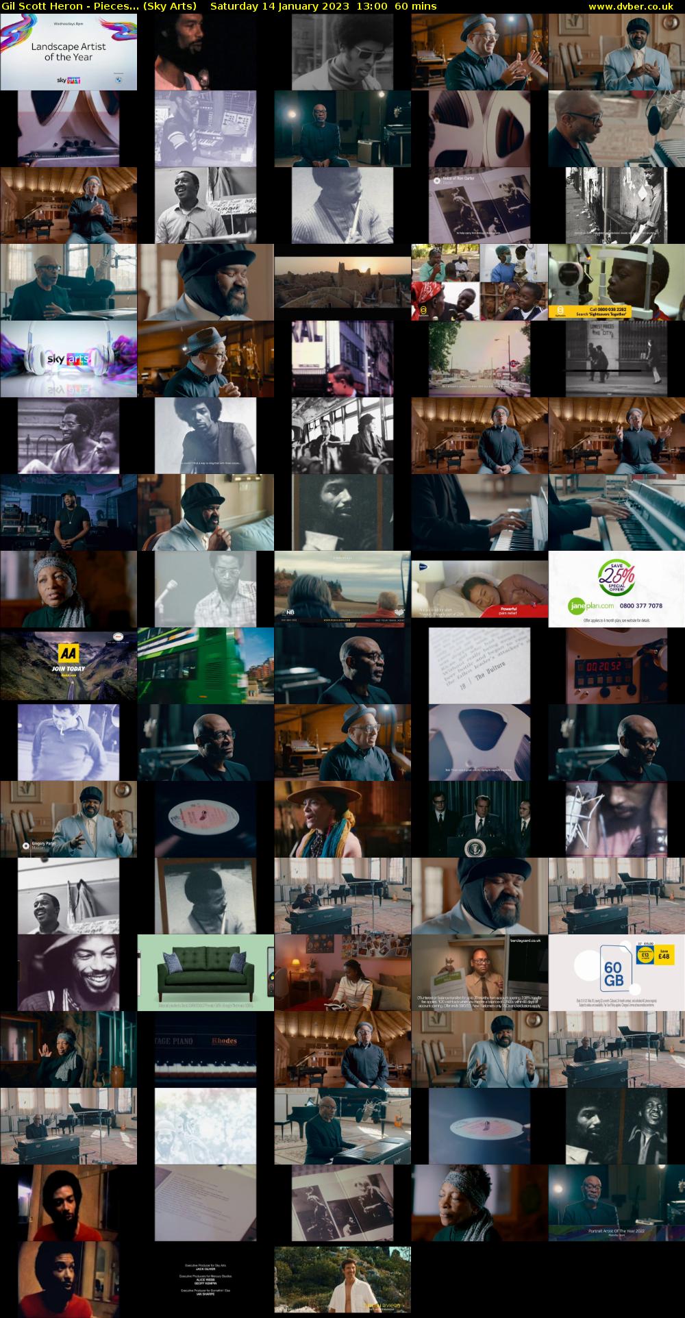 Gil Scott Heron - Pieces... (Sky Arts) Saturday 14 January 2023 13:00 - 14:00