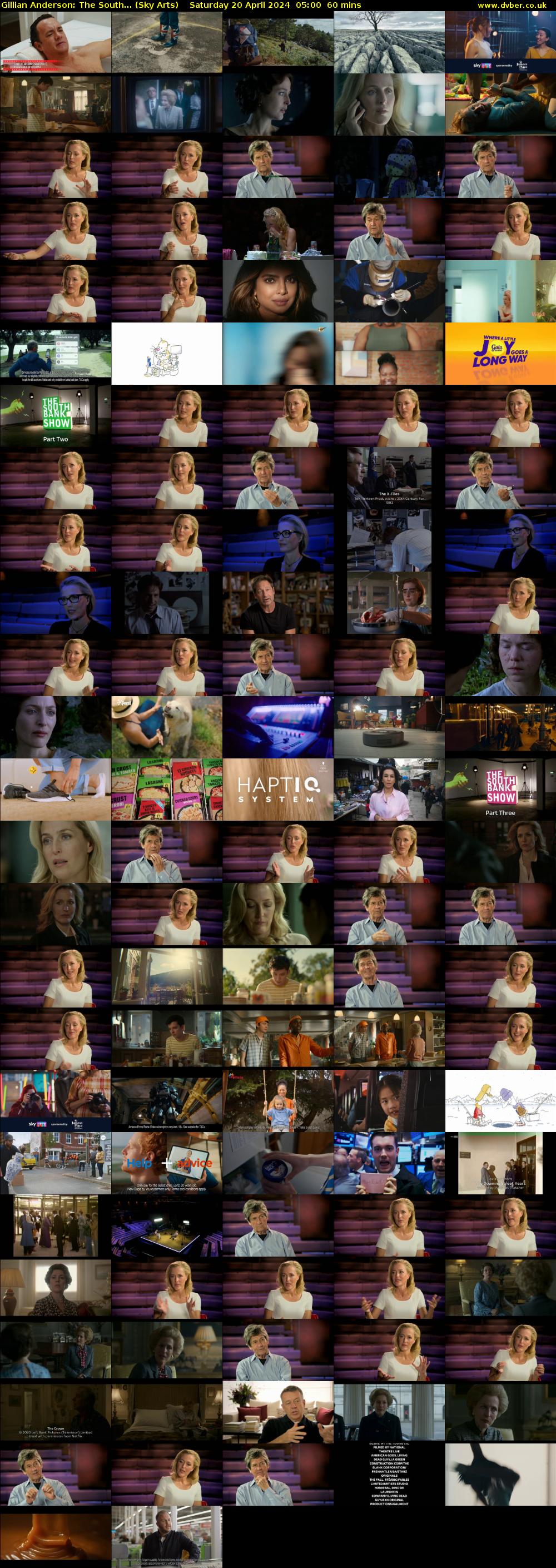 Gillian Anderson: The South... (Sky Arts) Saturday 20 April 2024 05:00 - 06:00