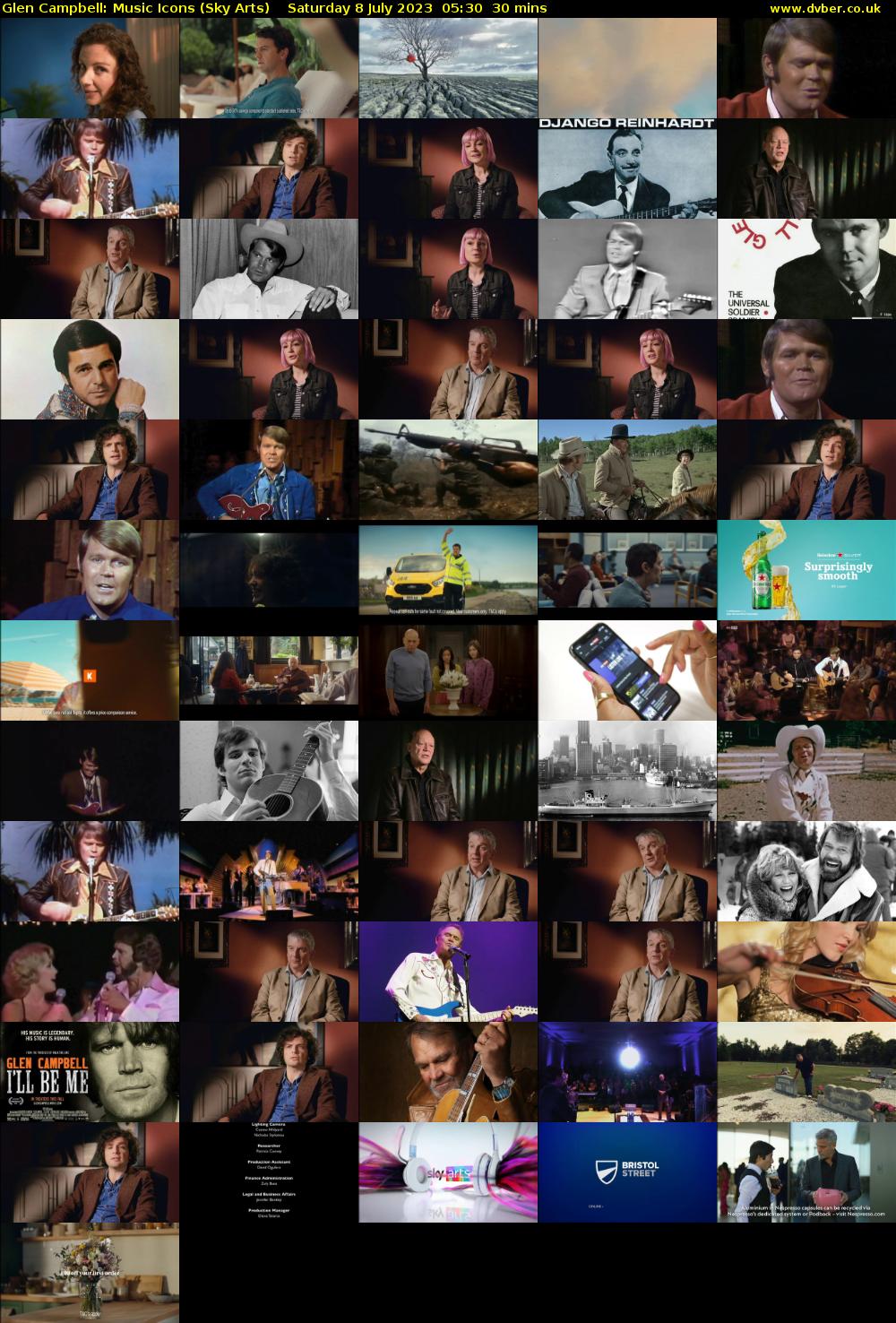 Glen Campbell: Music Icons (Sky Arts) Saturday 8 July 2023 05:30 - 06:00