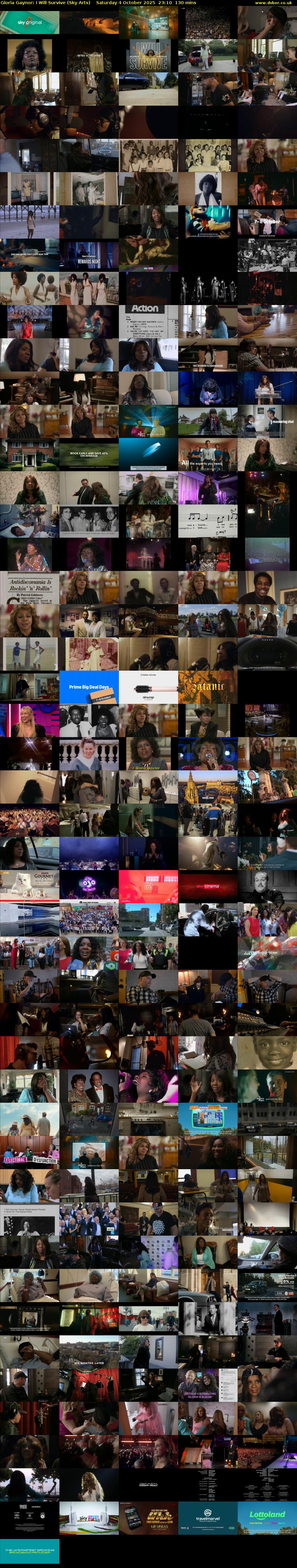 Gloria Gaynor: I Will Survive (Sky Arts) Saturday 4 October 2025 23:10 - 01:20