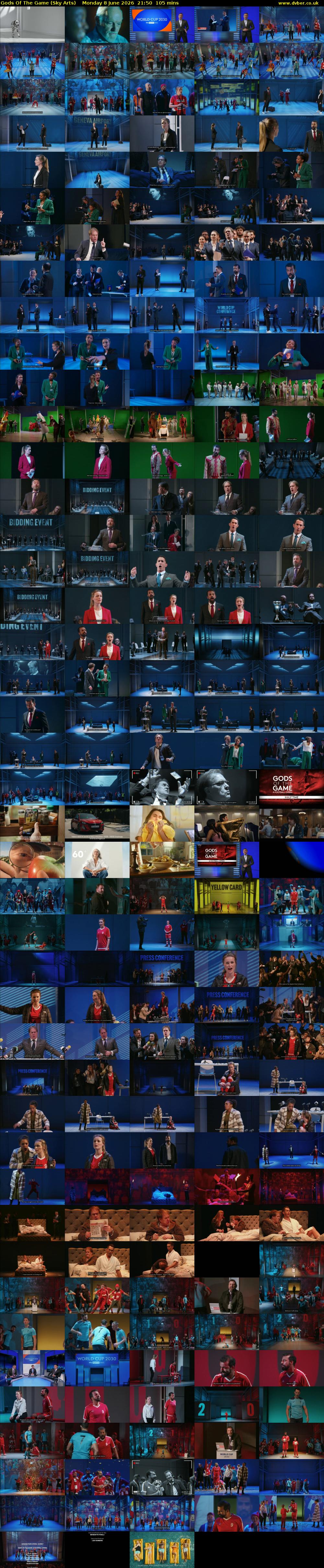 Gods Of The Game (Sky Arts) Monday 8 June 2026 21:50 - 23:35