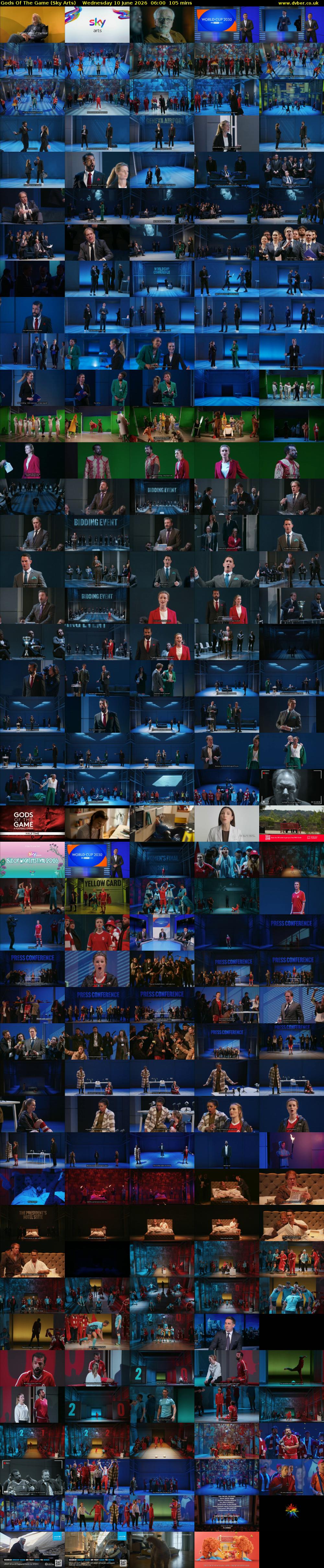 Gods Of The Game (Sky Arts) Wednesday 10 June 2026 06:00 - 07:45