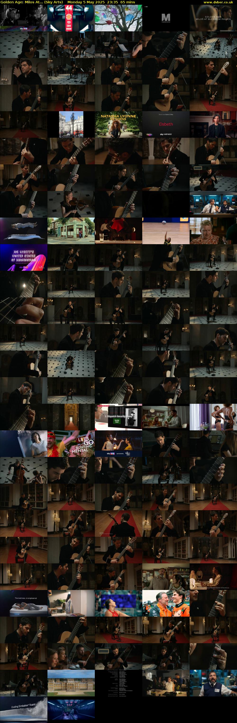 Golden Age: Milos At... (Sky Arts) Monday 5 May 2025 23:35 - 00:40