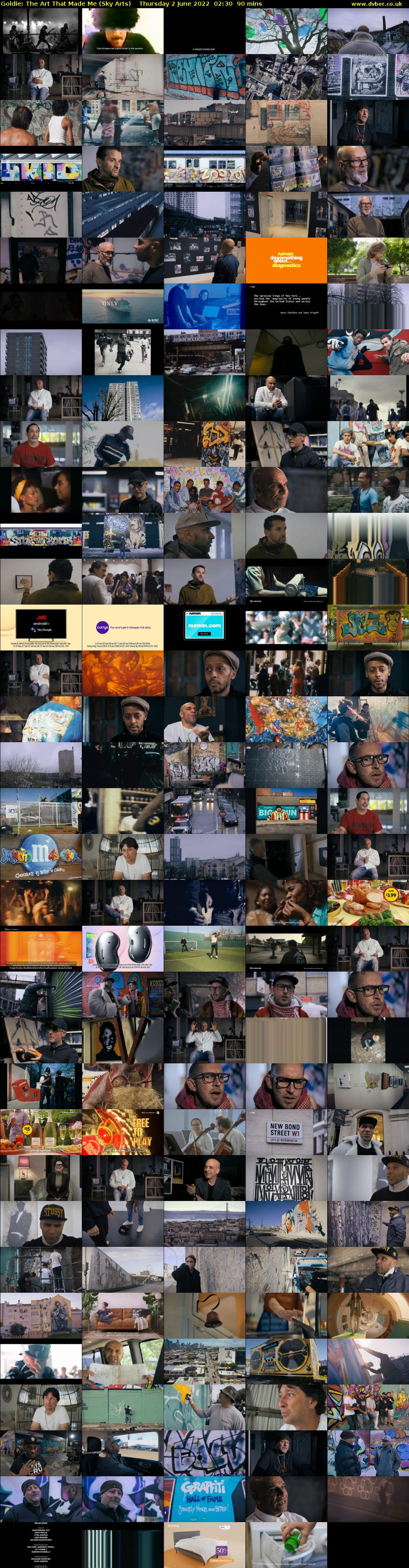 Goldie: The Art That Made Me (Sky Arts) Thursday 2 June 2022 02:30 - 04:00