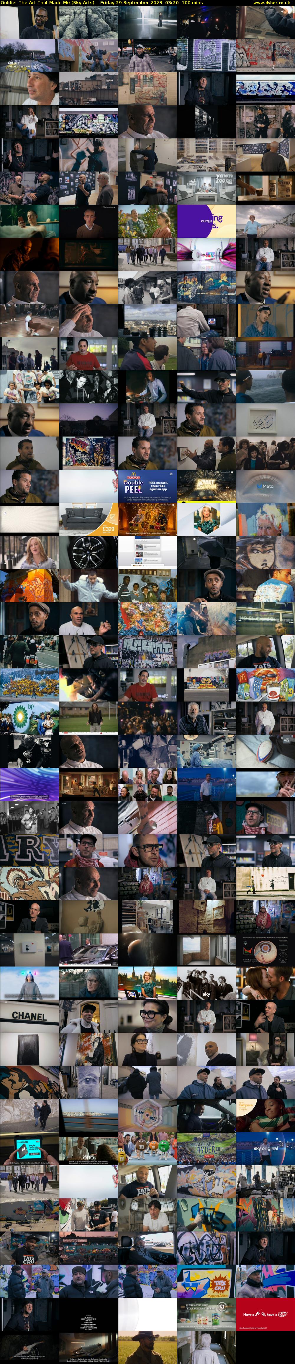 Goldie: The Art That Made Me (Sky Arts) Friday 29 September 2023 03:20 - 05:00
