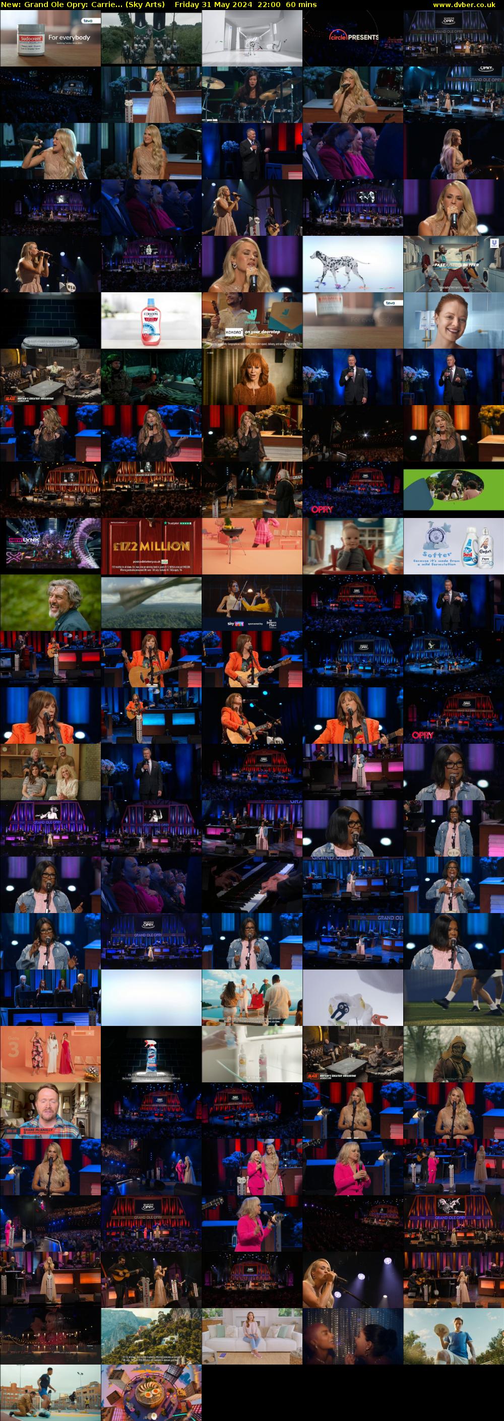 Grand Ole Opry: Carrie... (Sky Arts) Friday 31 May 2024 22:00 - 23:00