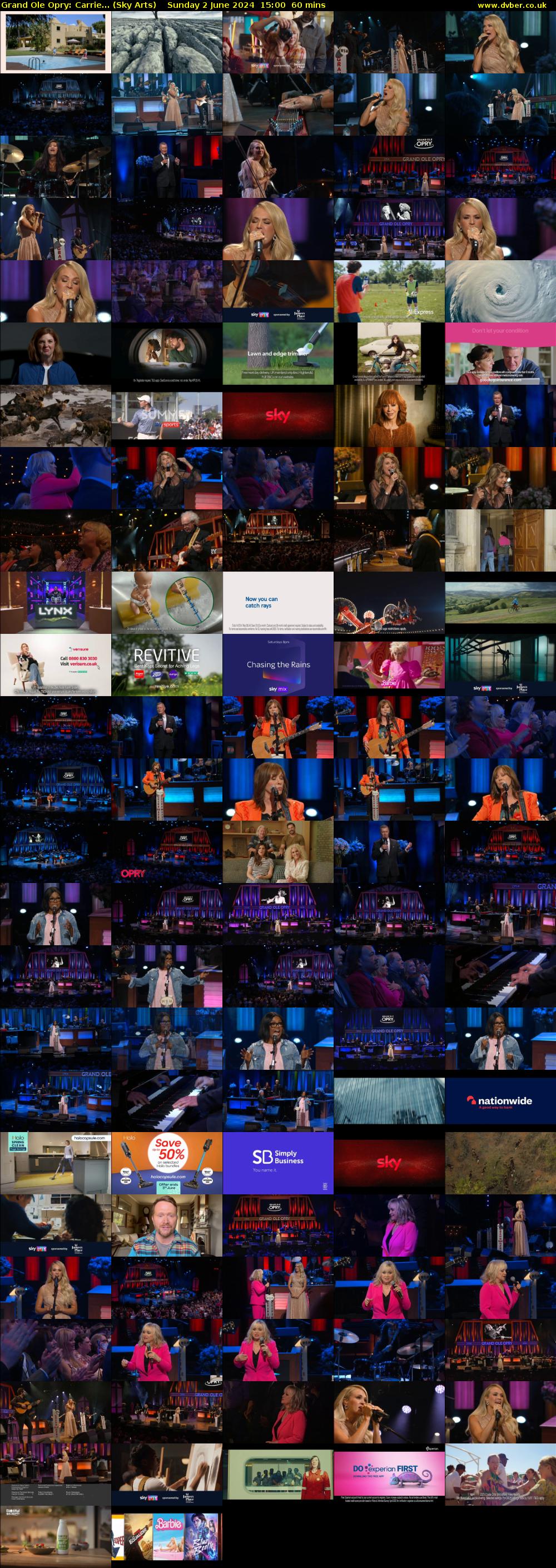Grand Ole Opry: Carrie... (Sky Arts) Sunday 2 June 2024 15:00 - 16:00