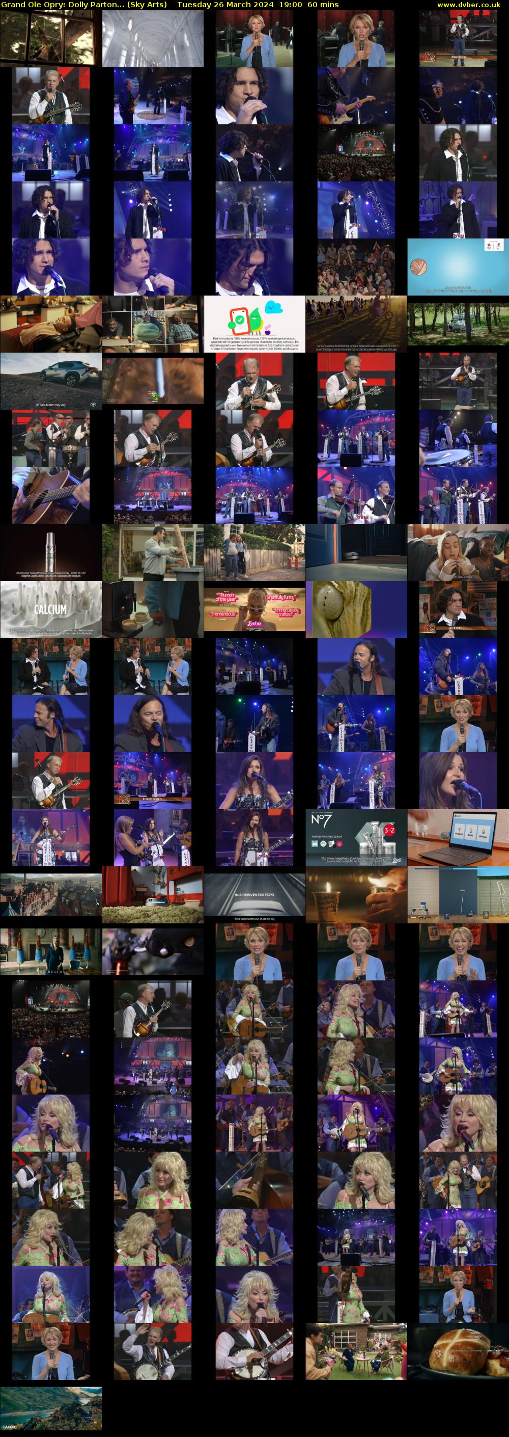 Grand Ole Opry: Dolly Parton... (Sky Arts) Tuesday 26 March 2024 19:00 - 20:00