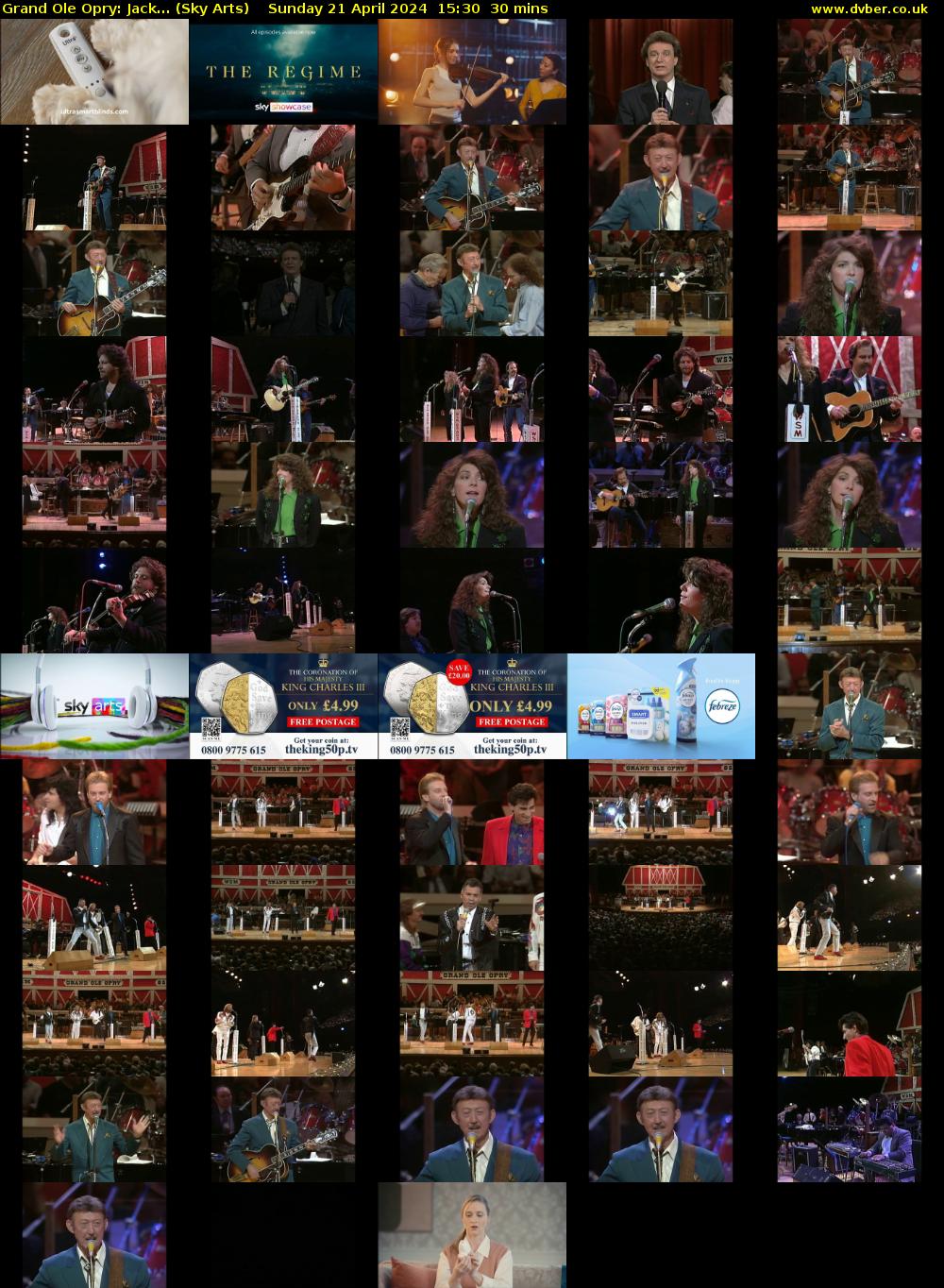 Grand Ole Opry: Jack... (Sky Arts) Sunday 21 April 2024 15:30 - 16:00