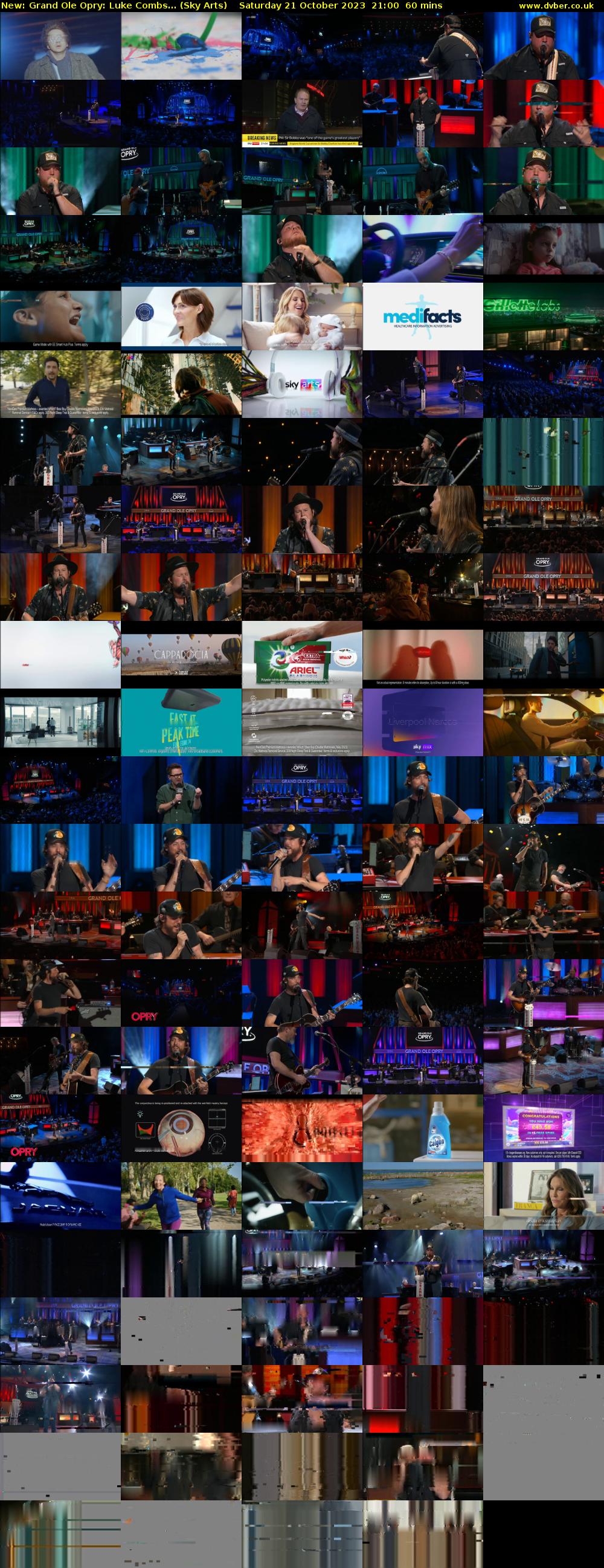 Grand Ole Opry: Luke Combs... (Sky Arts) Saturday 21 October 2023 21:00 - 22:00