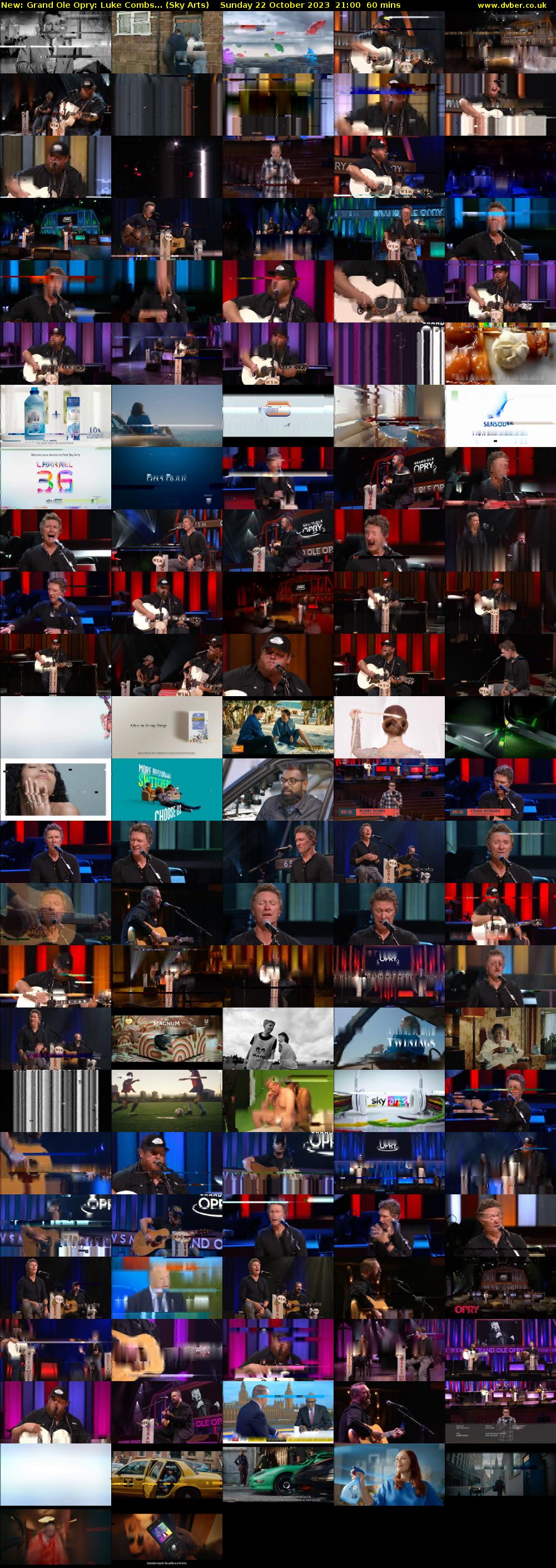 Grand Ole Opry: Luke Combs... (Sky Arts) Sunday 22 October 2023 21:00 - 22:00