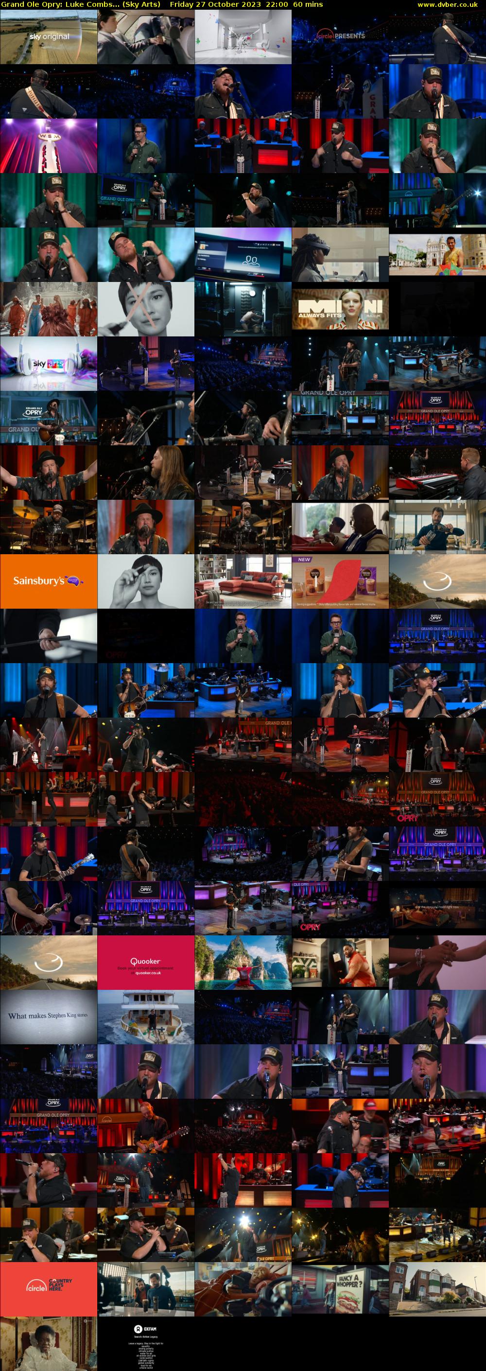 Grand Ole Opry: Luke Combs... (Sky Arts) Friday 27 October 2023 22:00 - 23:00