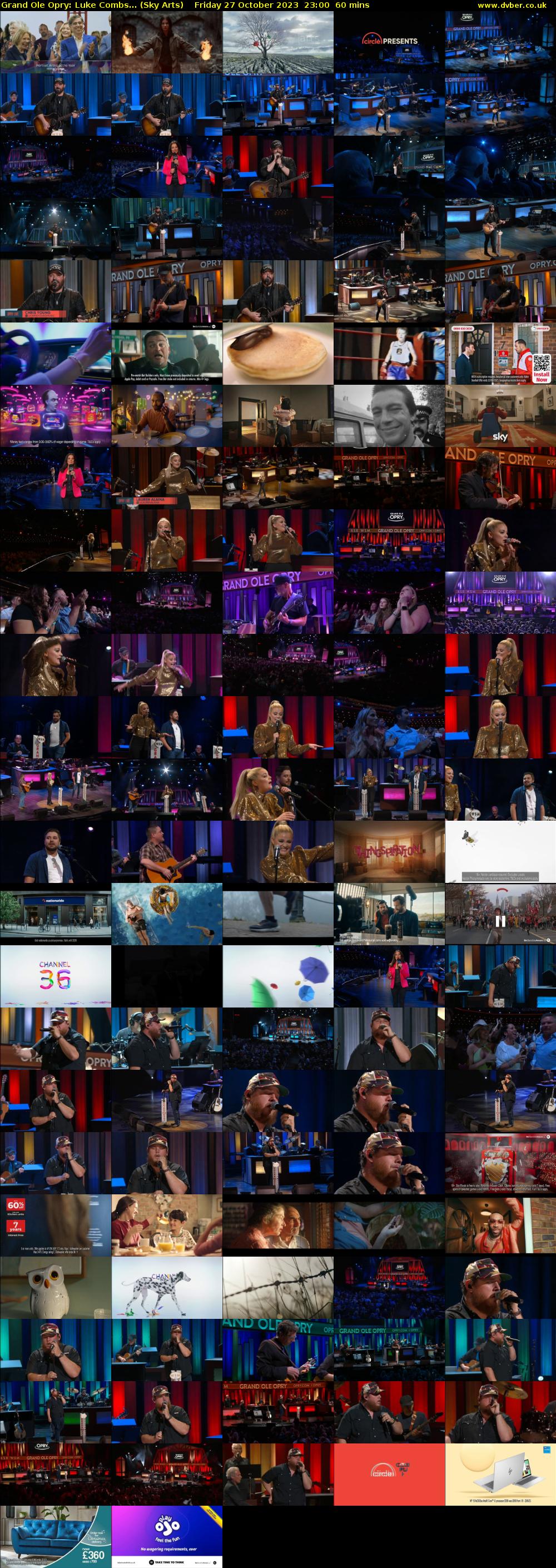 Grand Ole Opry: Luke Combs... (Sky Arts) Friday 27 October 2023 23:00 - 00:00