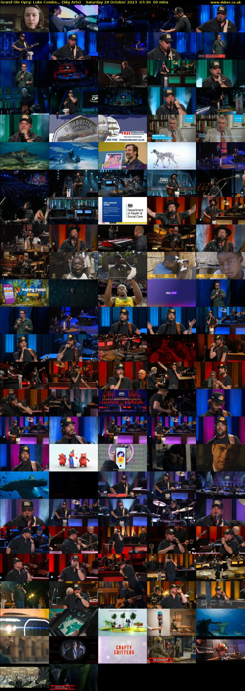 Grand Ole Opry: Luke Combs... (Sky Arts) Saturday 28 October 2023 07:30 - 08:30