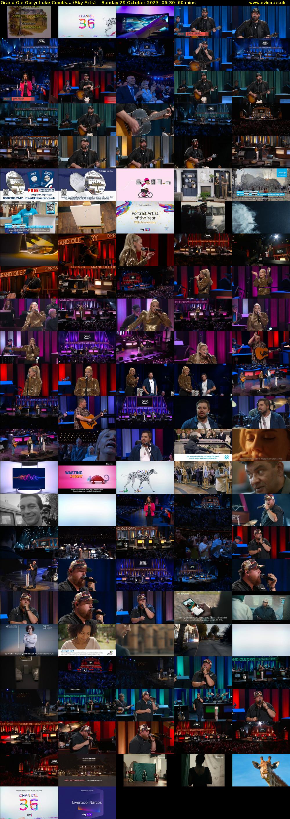 Grand Ole Opry: Luke Combs... (Sky Arts) Sunday 29 October 2023 06:30 - 07:30