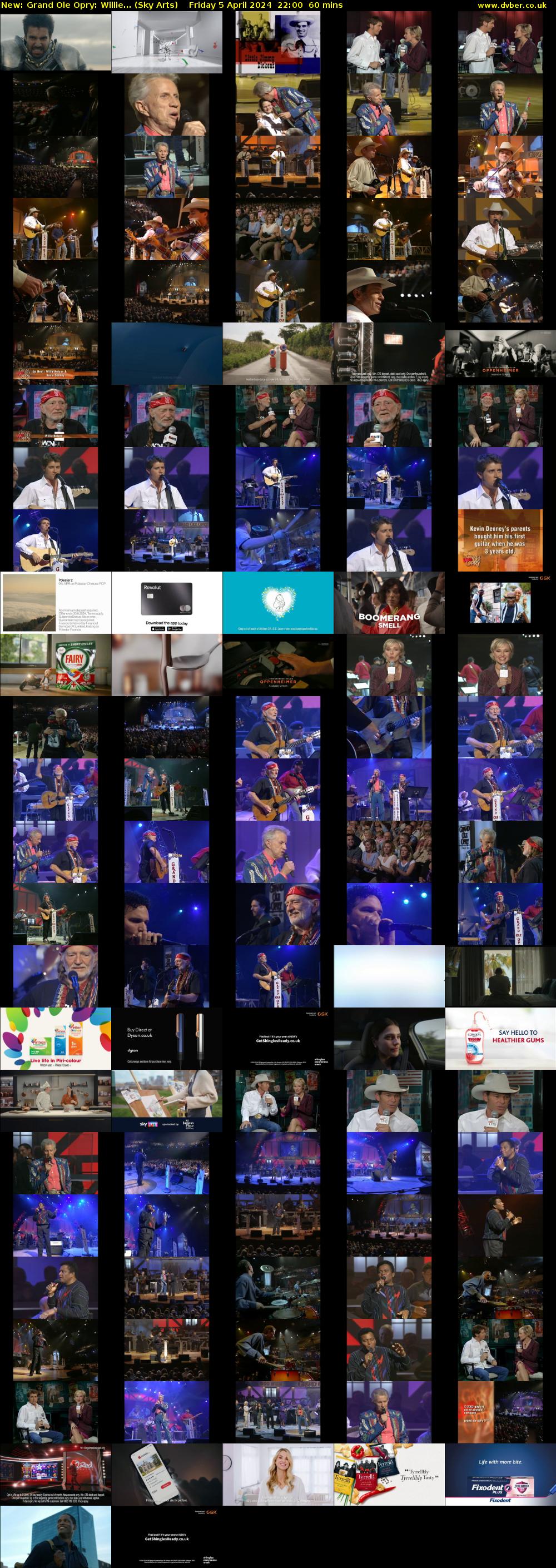 Grand Ole Opry: Willie... (Sky Arts) Friday 5 April 2024 22:00 - 23:00