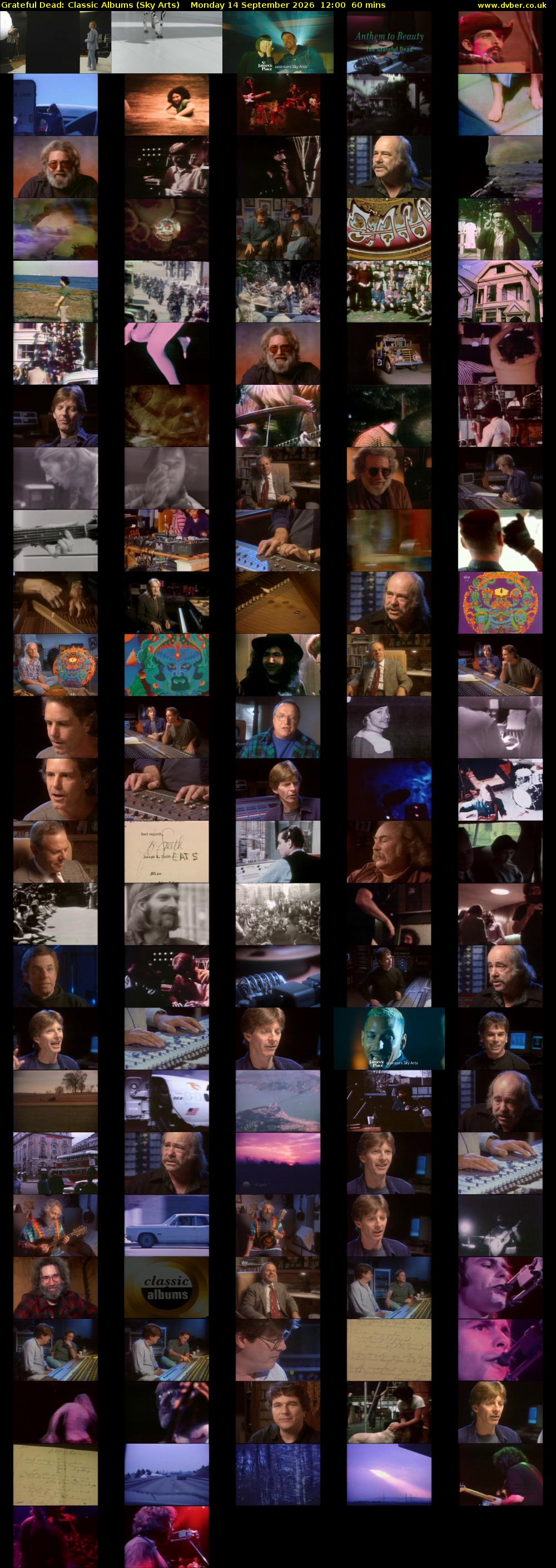 Grateful Dead: Classic Albums (Sky Arts) Monday 14 September 2026 12:00 - 13:00