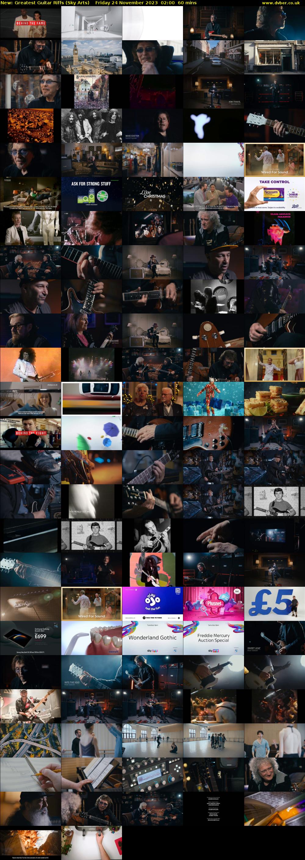 Greatest Guitar Riffs (Sky Arts) Friday 24 November 2023 02:00 - 03:00