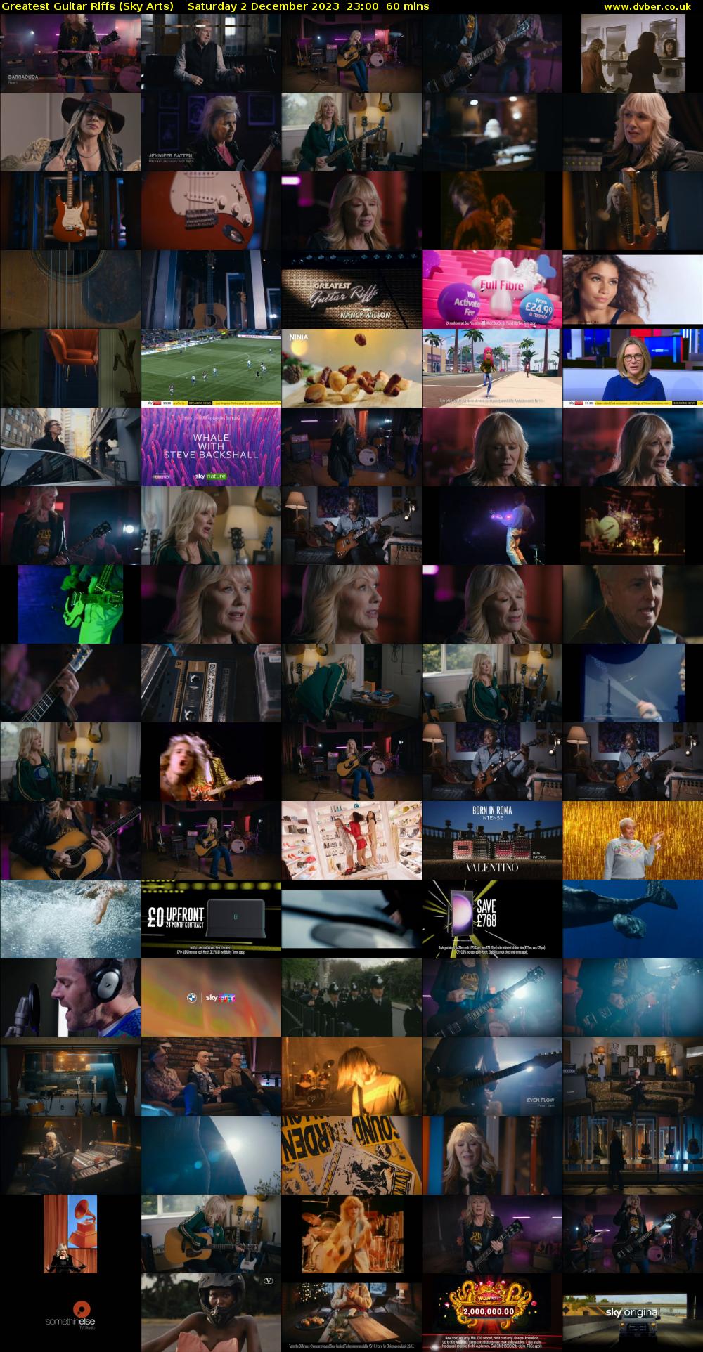 Greatest Guitar Riffs (Sky Arts) Saturday 2 December 2023 23:00 - 00:00