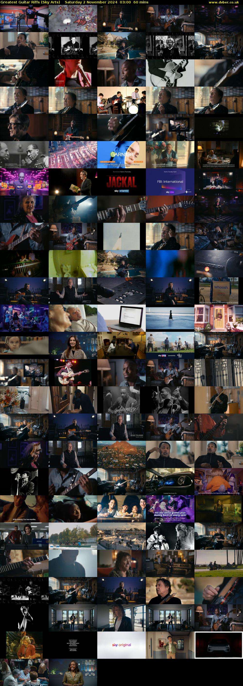 Greatest Guitar Riffs (Sky Arts) Saturday 2 November 2024 03:00 - 04:00