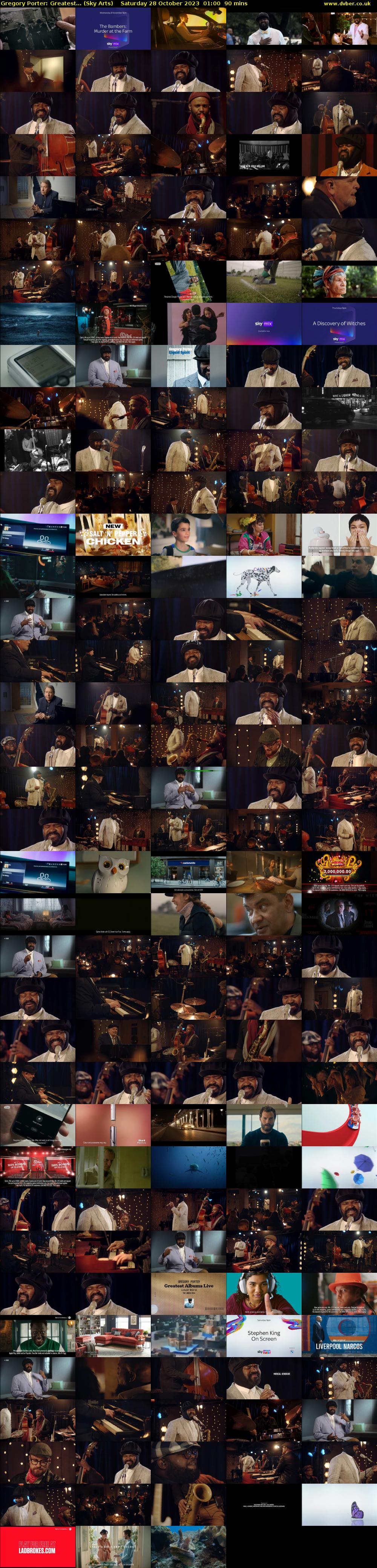 Gregory Porter: Greatest... (Sky Arts) Saturday 28 October 2023 01:00 - 02:30