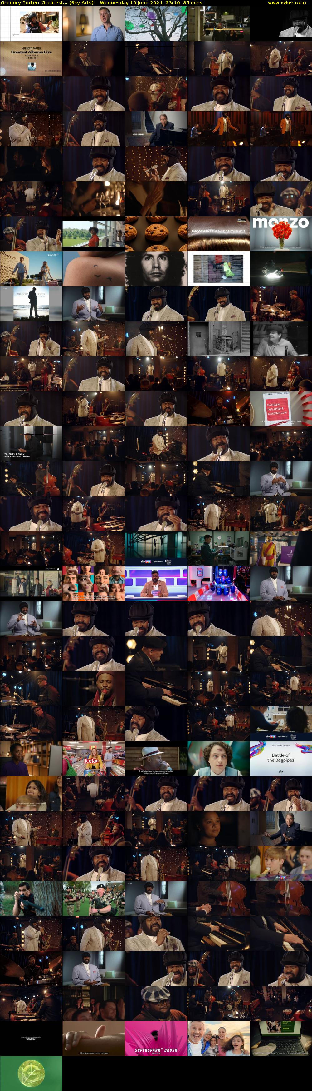 Gregory Porter: Greatest... (Sky Arts) Wednesday 19 June 2024 23:10 - 00:35