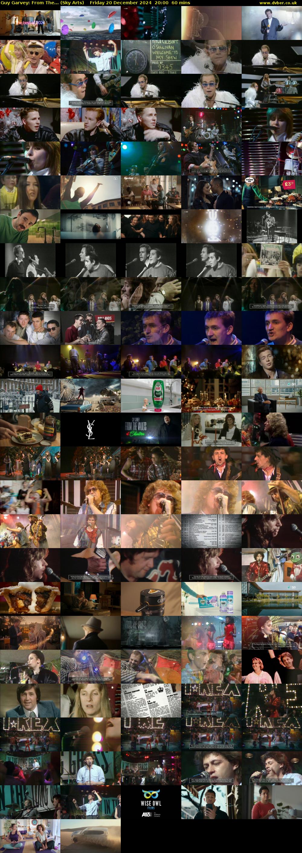 Guy Garvey: From The... (Sky Arts) Friday 20 December 2024 20:00 - 21:00