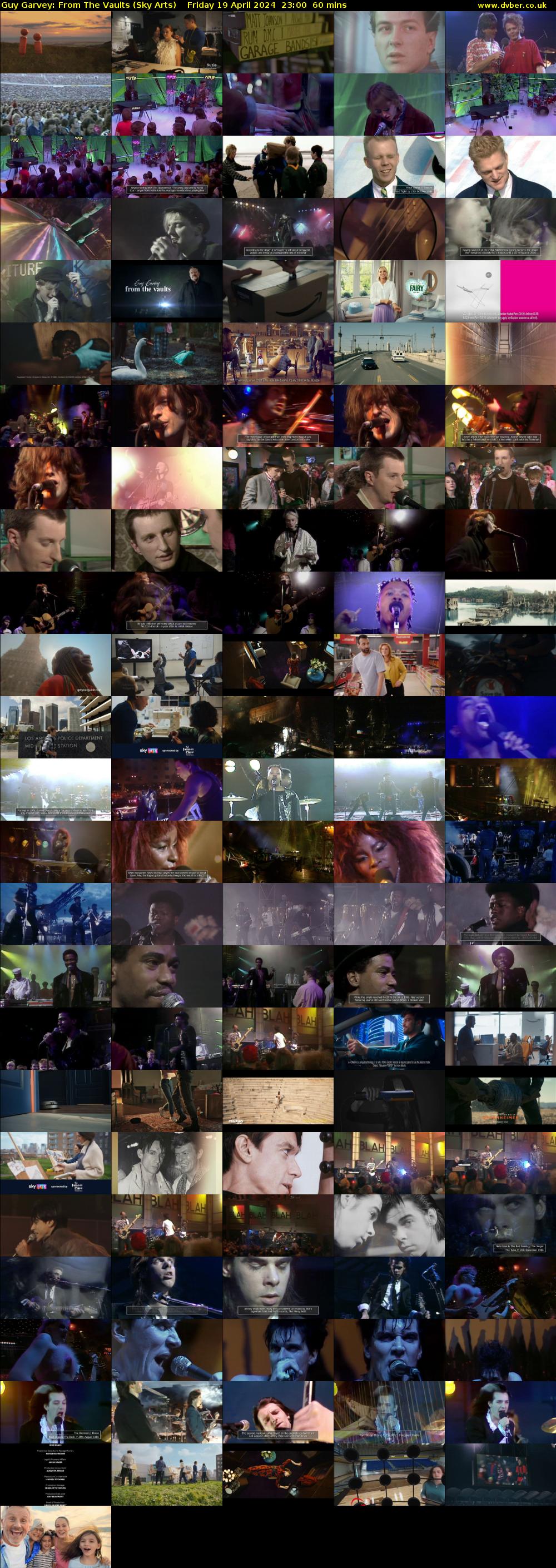 Guy Garvey: From The Vaults (Sky Arts) Friday 19 April 2024 23:00 - 00:00