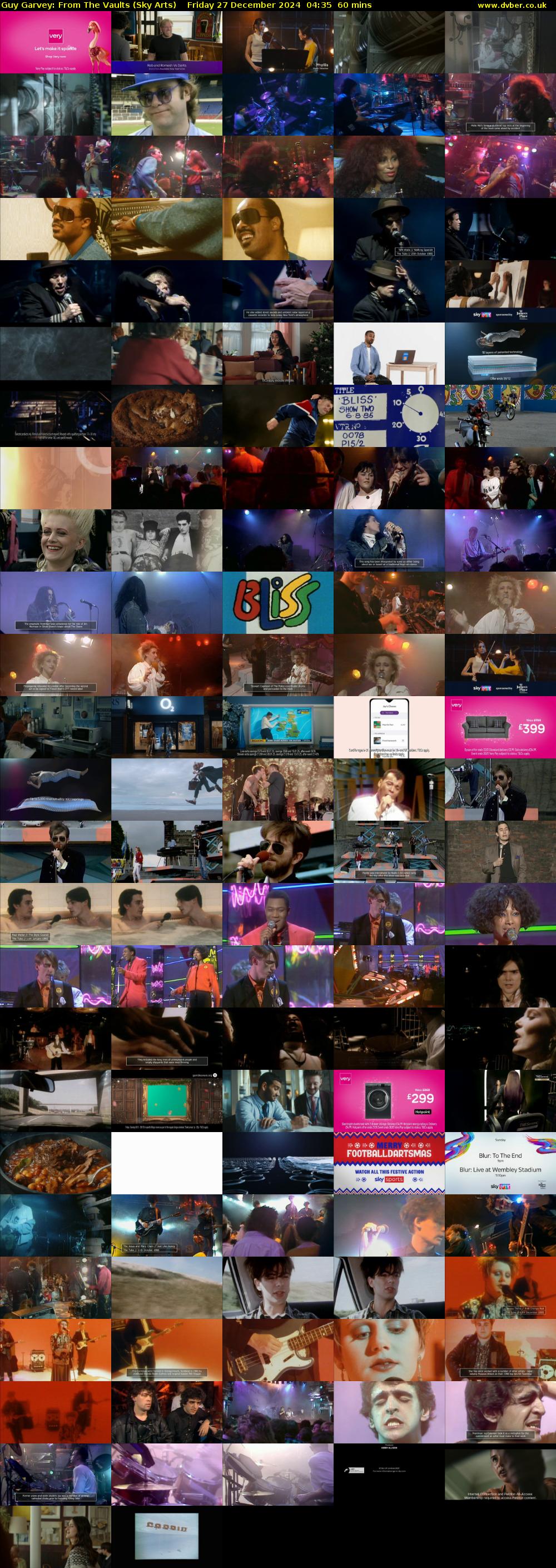 Guy Garvey: From The Vaults (Sky Arts) Friday 27 December 2024 04:35 - 05:35