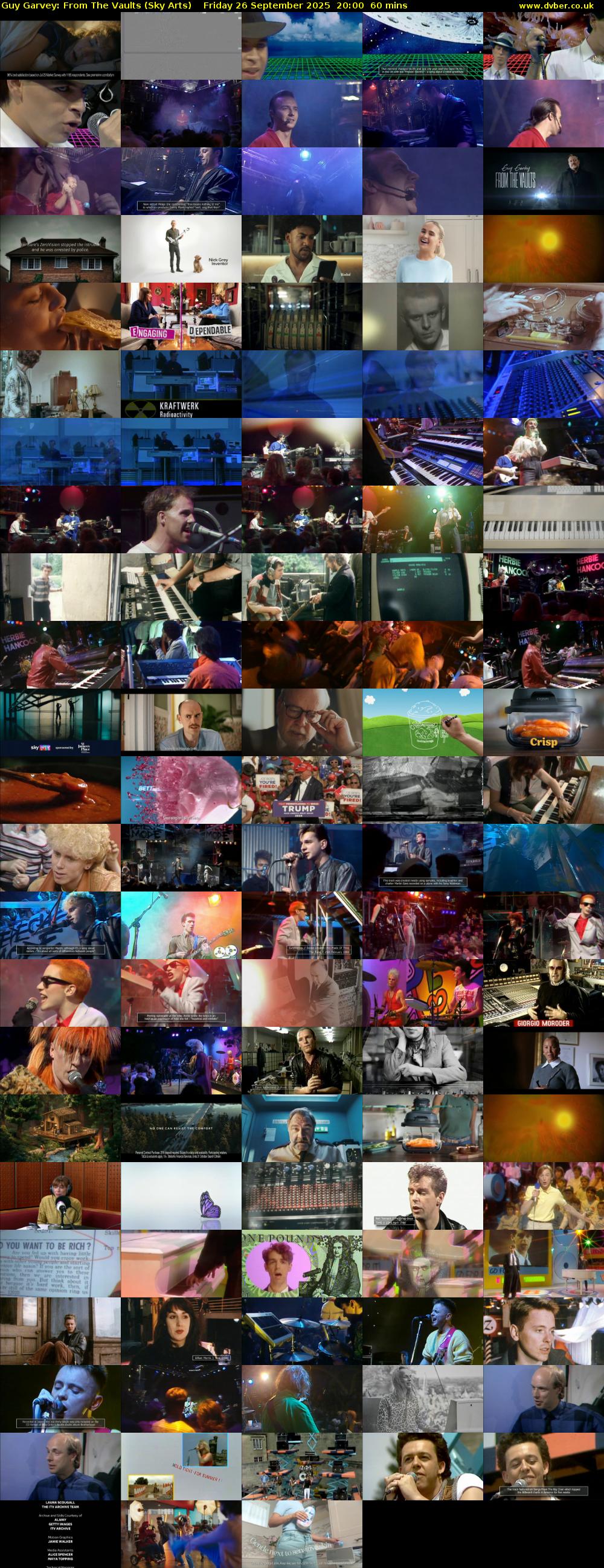 Guy Garvey: From The Vaults (Sky Arts) Friday 26 September 2025 20:00 - 21:00