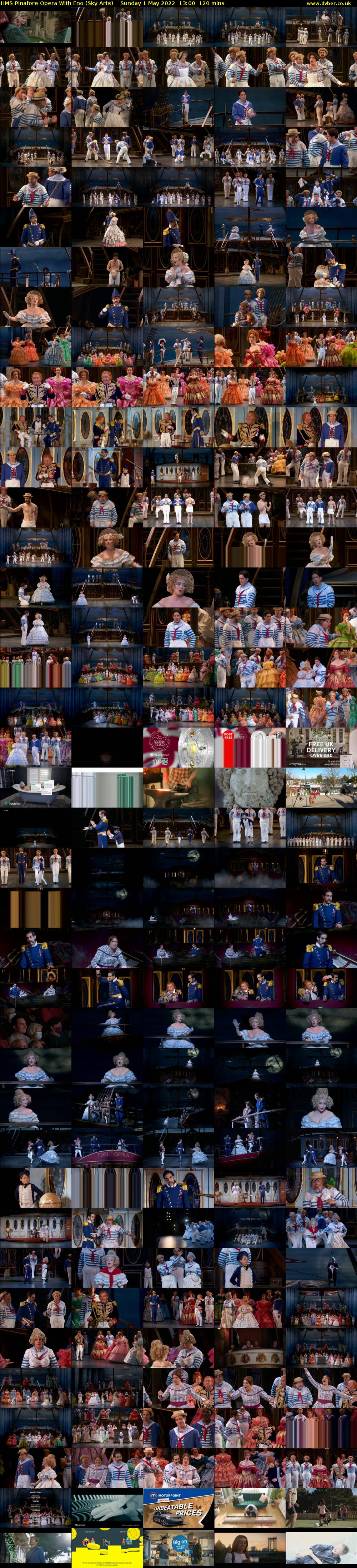 HMS Pinafore Opera With Eno (Sky Arts) Sunday 1 May 2022 13:00 - 15:00