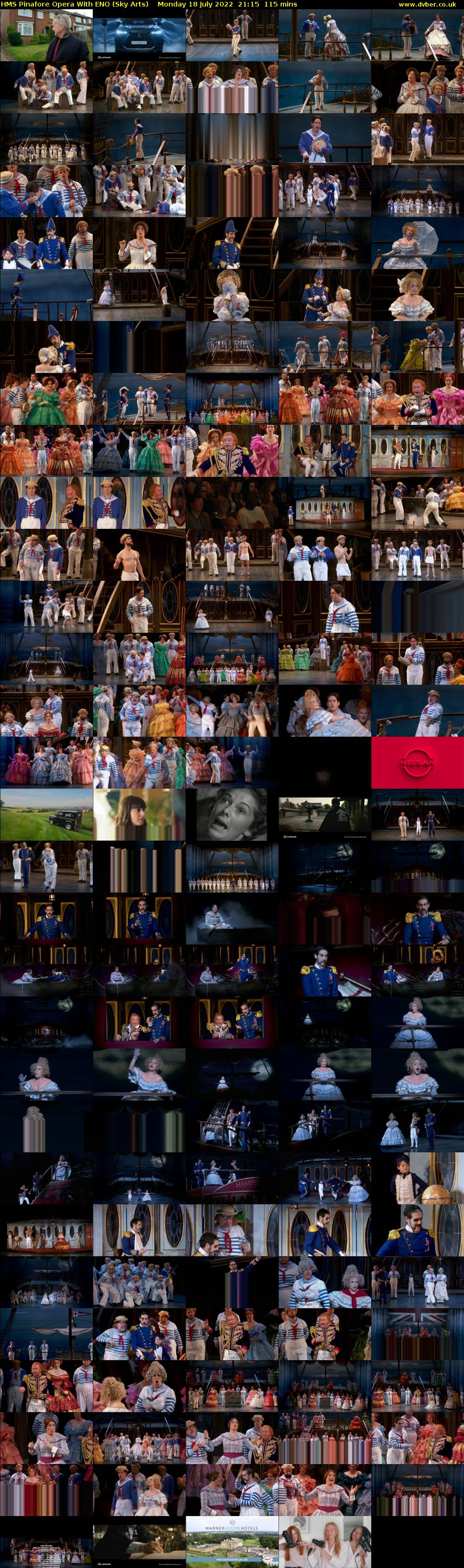 HMS Pinafore Opera With Eno (Sky Arts) Monday 18 July 2022 21:15 - 23:10