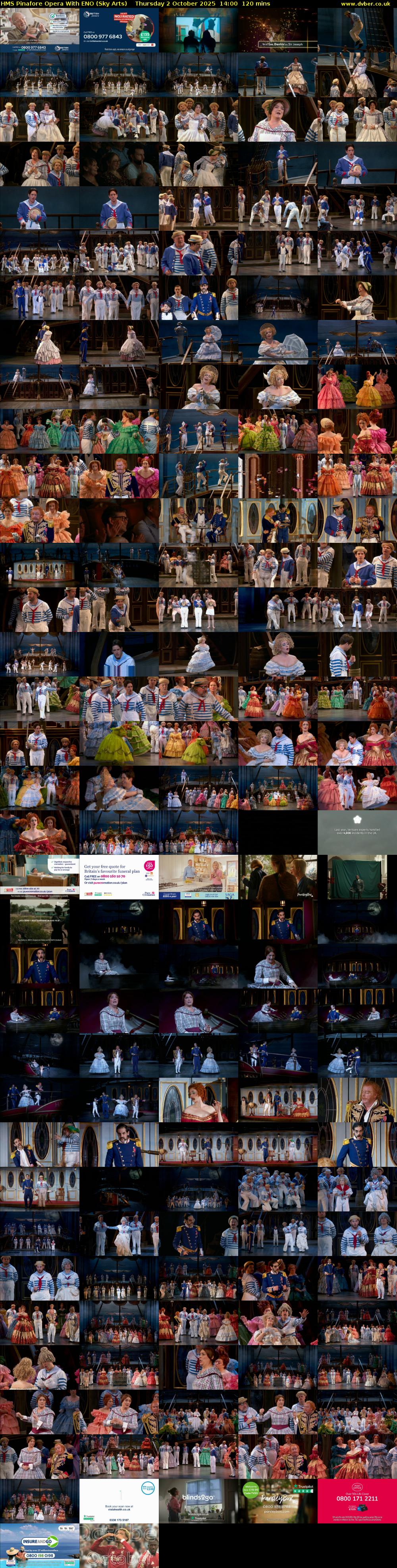 HMS Pinafore Opera With Eno (Sky Arts) Thursday 2 October 2025 14:00 - 16:00