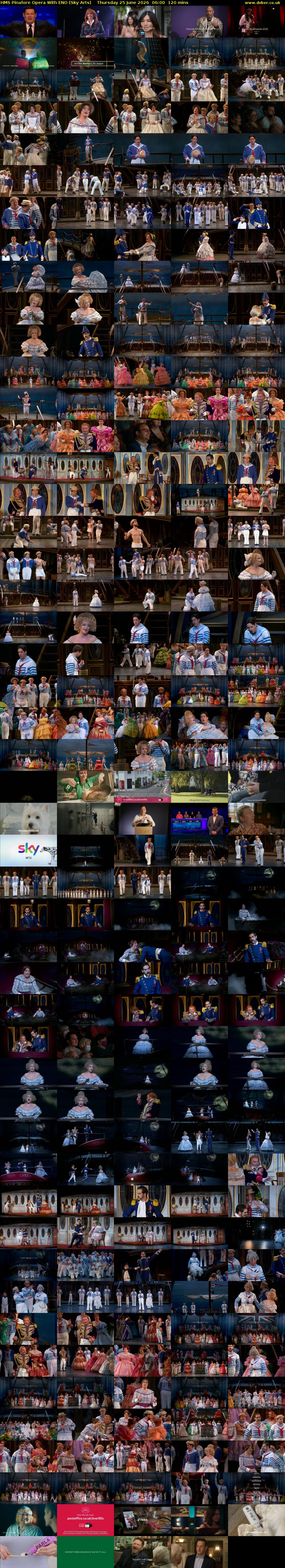 HMS Pinafore Opera With Eno (Sky Arts) Thursday 25 June 2026 06:00 - 08:00