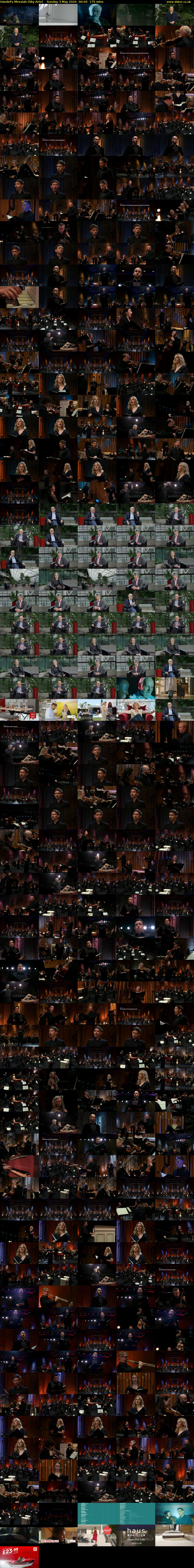 Handel's Messiah (Sky Arts) Sunday 3 May 2026 06:00 - 08:55