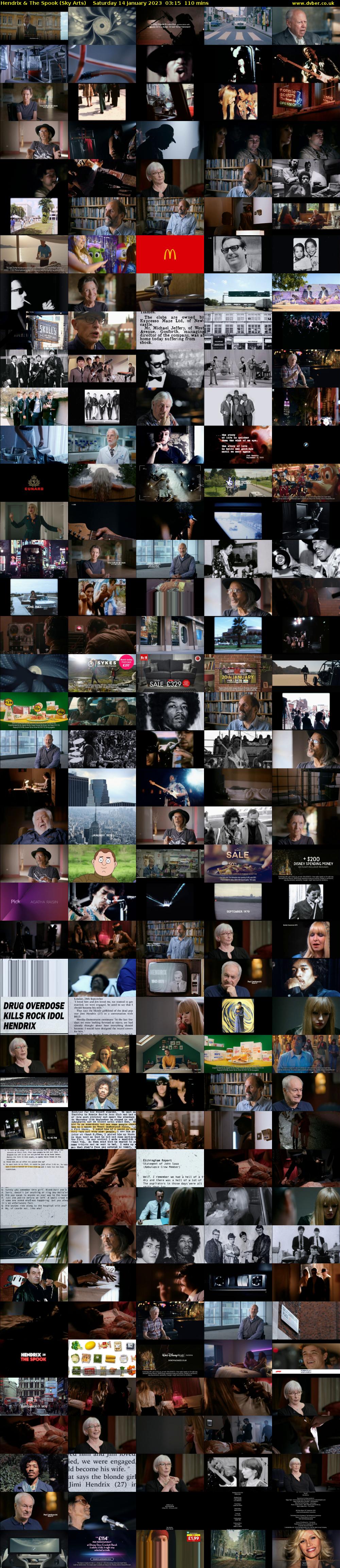 Hendrix & The Spook (Sky Arts) Saturday 14 January 2023 03:15 - 05:05