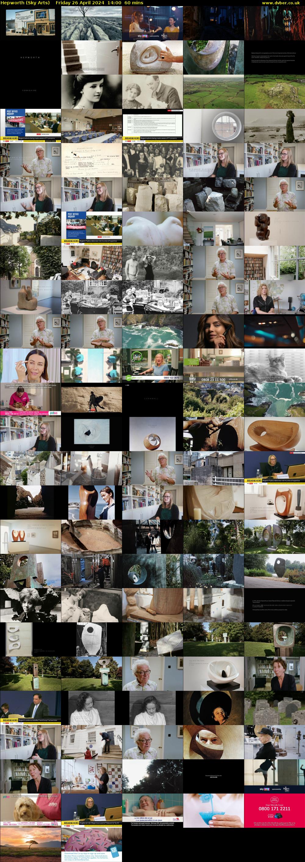 Hepworth (Sky Arts) Friday 26 April 2024 14:00 - 15:00