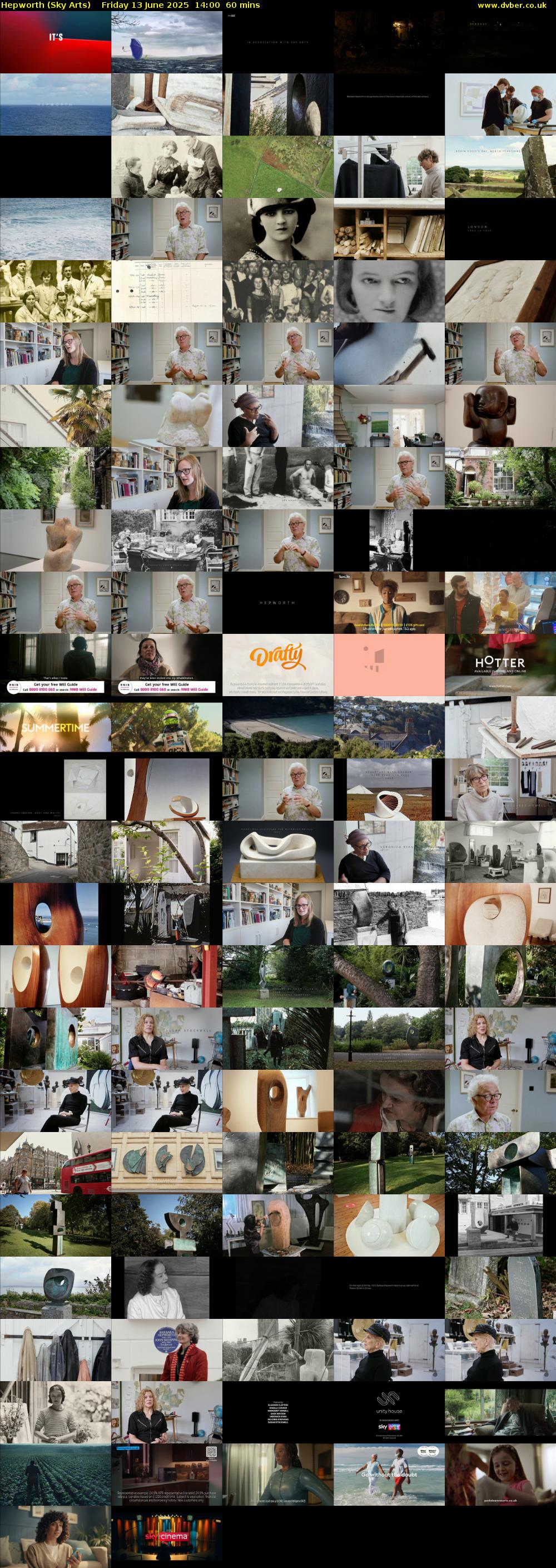 Hepworth (Sky Arts) Friday 13 June 2025 14:00 - 15:00