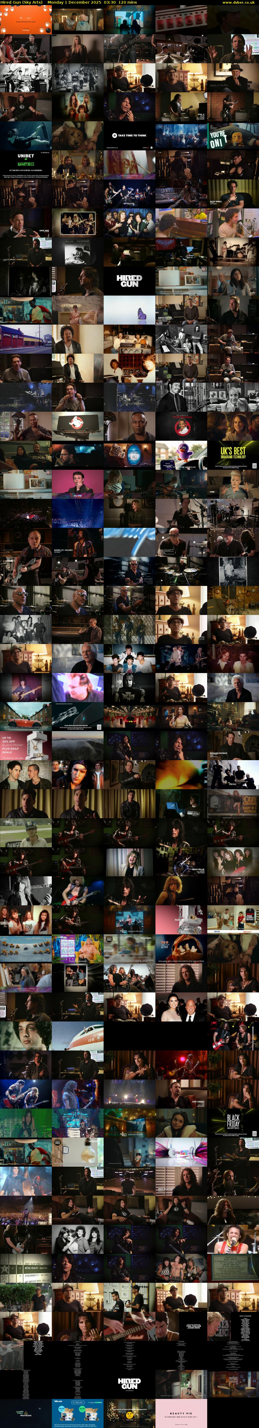 Hired Gun (Sky Arts) Monday 1 December 2025 03:30 - 05:30